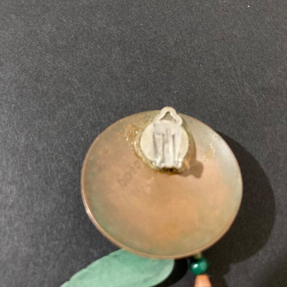 Signed Brenda bpeo Western Southwestern Artisan Made Earrings - Picture 3 of 4